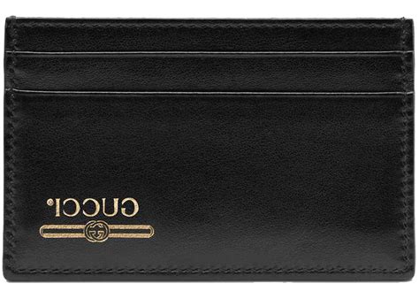 gucci card case used|Gucci card case men.